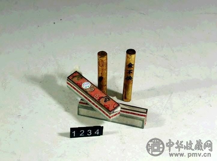 清 明光耀彩 金不换旧墨(4锭)