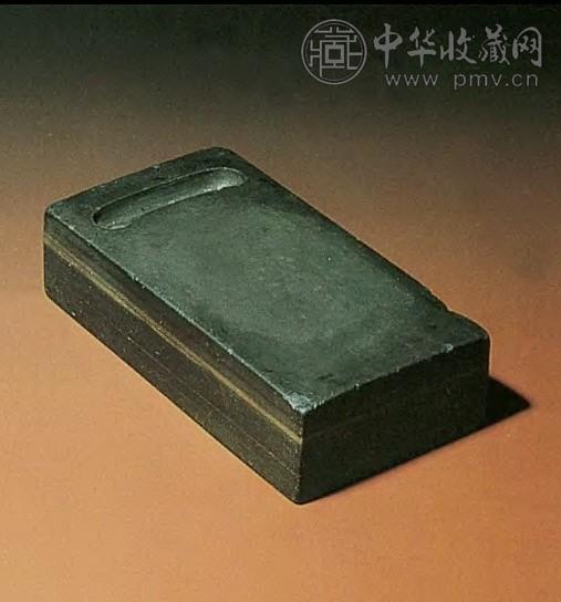 明 灵岩山绿豆砂玉带澄泥砚