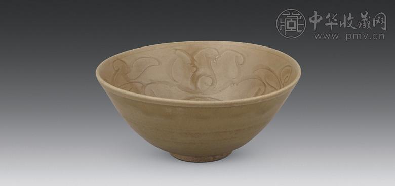 宋 耀州窑刻花大碗