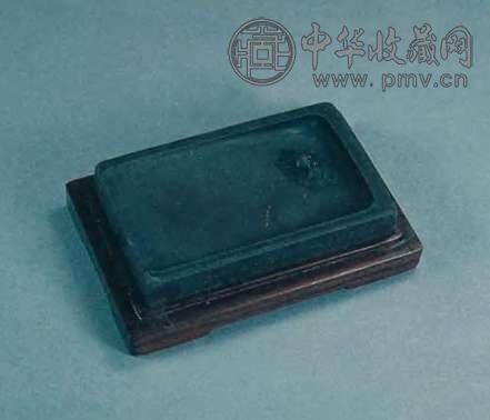 清中期 端石蟾纹砚