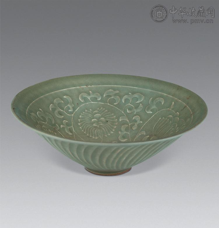 宋 耀州窑印花碗