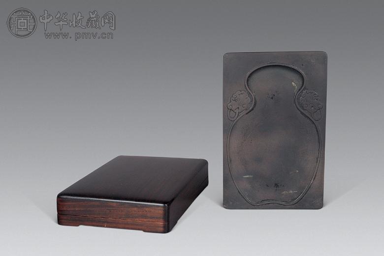清 端石象纹砚