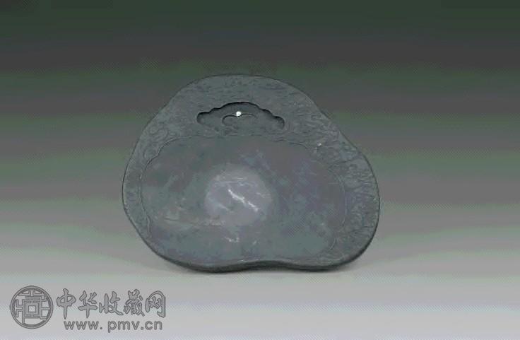 清 端石云蝠砚