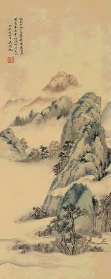 近现代 吴湖帆 山水 轴