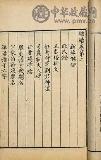 清乾隆 隶续