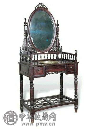 清 红木梳妆台