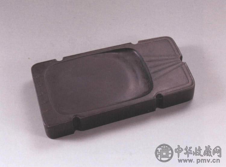清 端石琴式砚