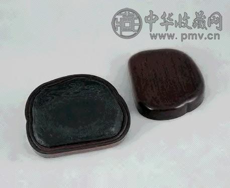 清 张祖翼款端砚(带木盒)