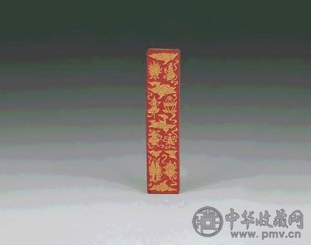 清 朱砂杂宝墨(1方)