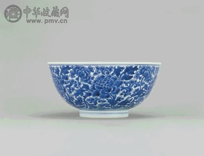 清康熙青花缠枝莲纹大碗收藏资讯|艺术家|书画家|书画名人|书法家-中华