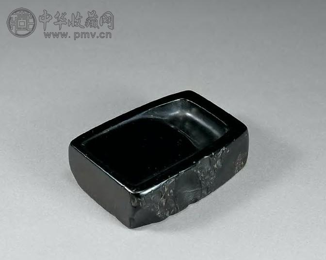 清晚期 松化石砚