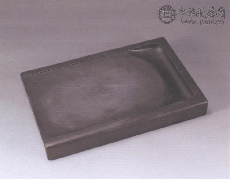 清 端石素池砚
