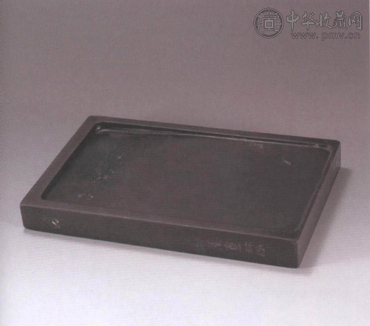 清 端石素池长方砚