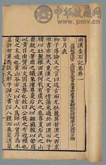两汉金石记二十二卷