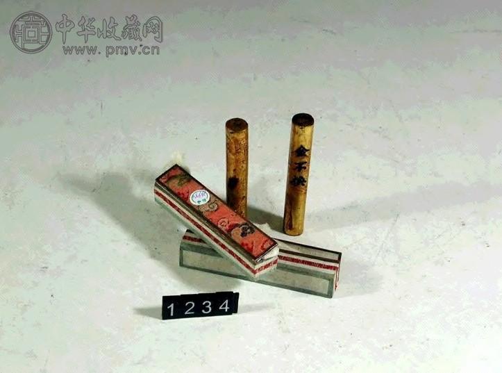 清 明光耀彩 金不换旧墨(4锭)