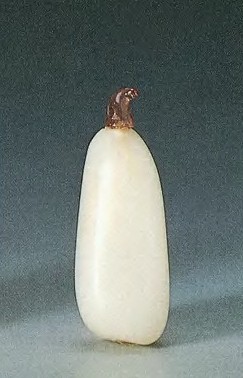 清中期 白玉鼻烟壶
