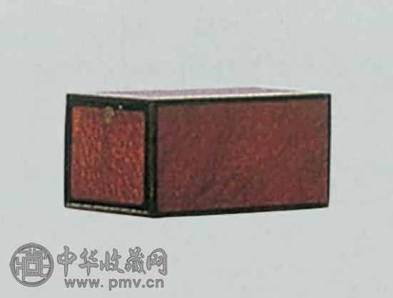 清中期 红木瘿木面首饰盒(苏州)