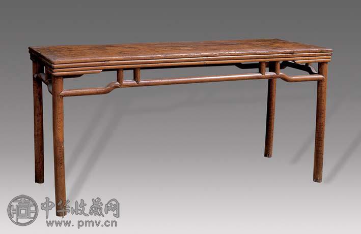 清 柏木心画桌