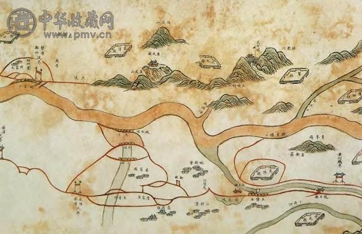 清中期 黄河全图