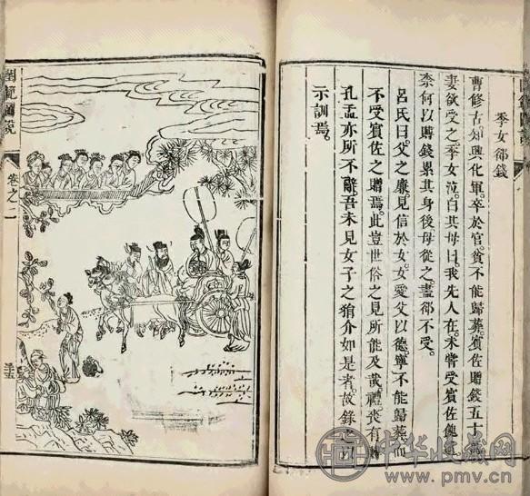 明 闺范图说四卷