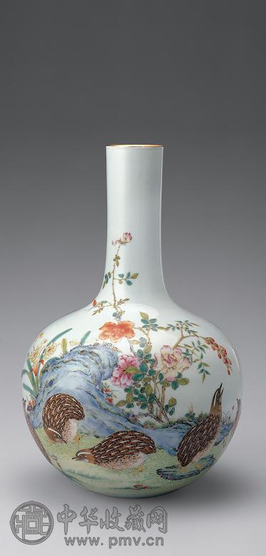 清粉彩安居乐业图天球瓶收藏资讯|艺术家|书画家|书画名人|书法家-中华