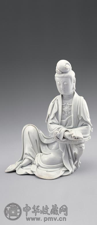 清乾隆 德化窑观音像
