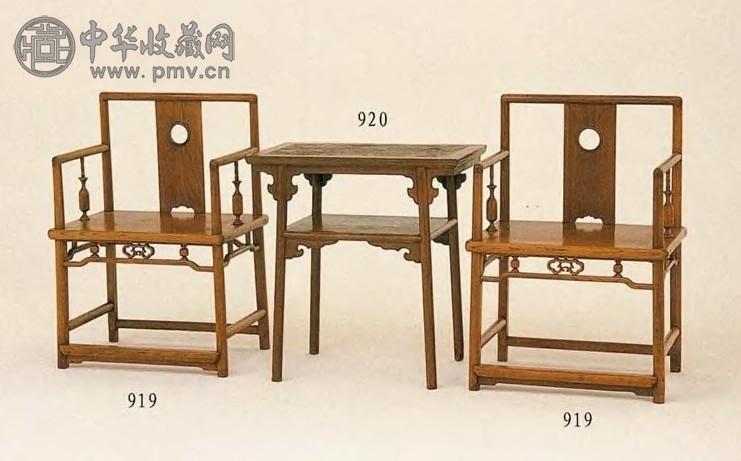 清初 楠木夹头榫带屉板小平头案