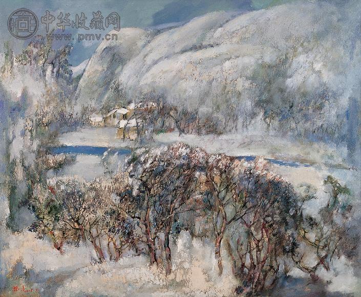 魏喜山水布面油彩收藏资讯|艺术家|书画家|书画名人|书法家-中华收藏网