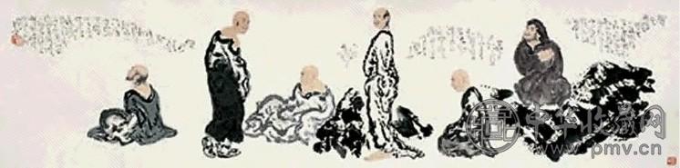 何家英 人物 镜心 设色纸本