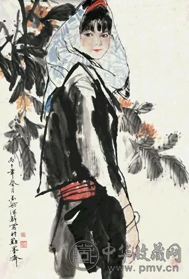 杜滋龄 人物 镜心 纸本设色