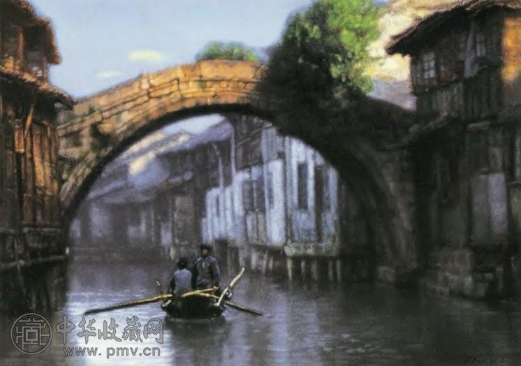 陈逸飞 阳光下的苏州桥