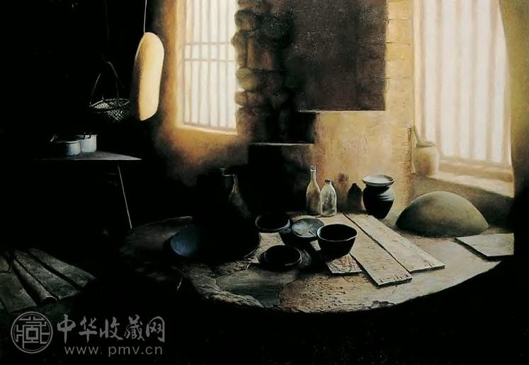 唐耀忠 晨 布面油画