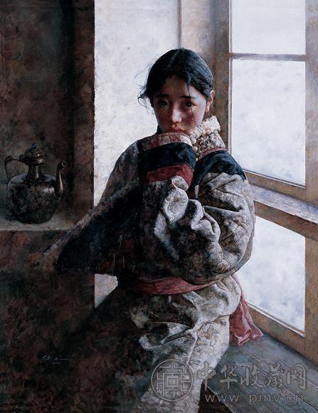 艾轩 2005年作 二月的午后 布面油画