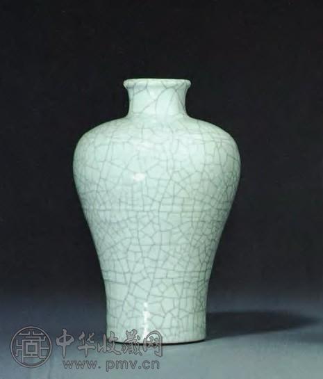 清乾隆 仿哥釉梅瓶