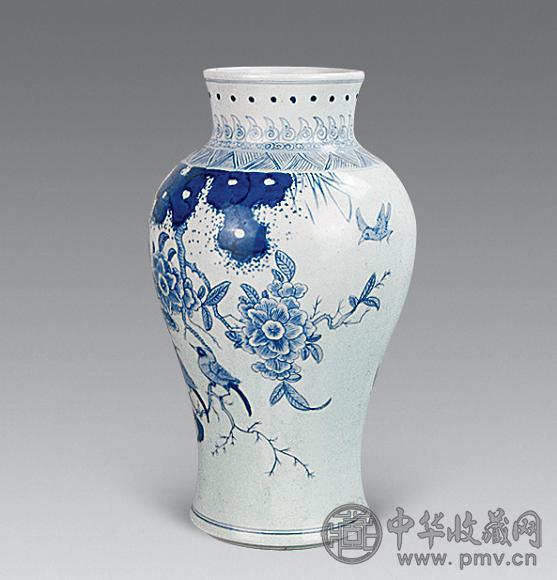 中国美術 青花 瓶人物花鳥紋 瓶 高31cm 希少 (LC138) 民国青花花鸟纹观音瓶收藏资讯|艺术家|书画家|书画名人|书法家-中华收藏网