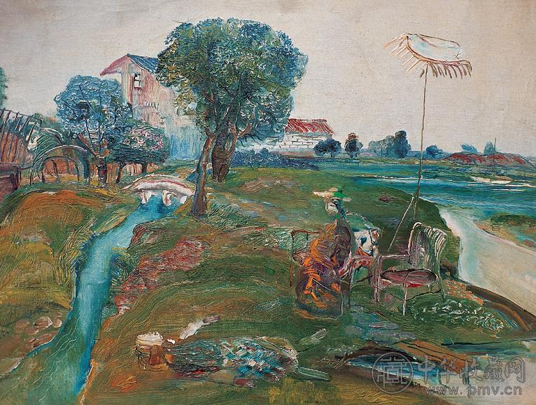 刘大明 假日 布面 油彩