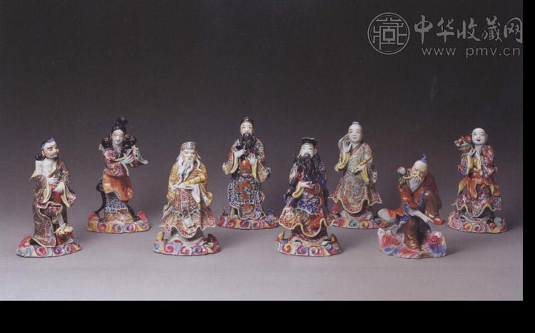 民国 粉彩八仙人物像(1套)