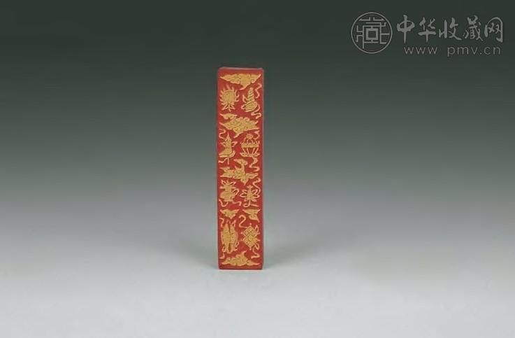 清 朱砂杂宝墨(1方)