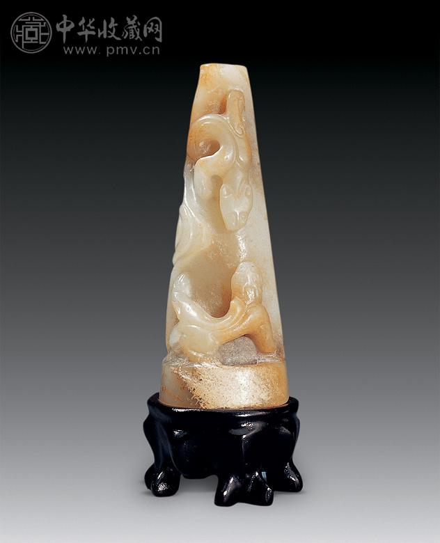 宋/元 白玉柄形器