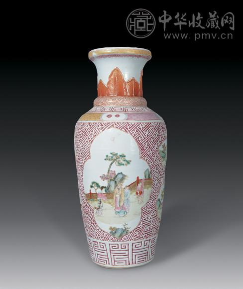 清光绪粉彩雕瓷开光人物故事瓶收藏资讯|艺术家|书画家|书画名人|书法家