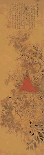 钱杜 达摩 立轴