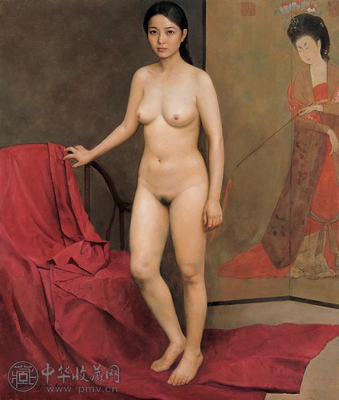 袁正阳 2005年作 中国红之二 布面 油画