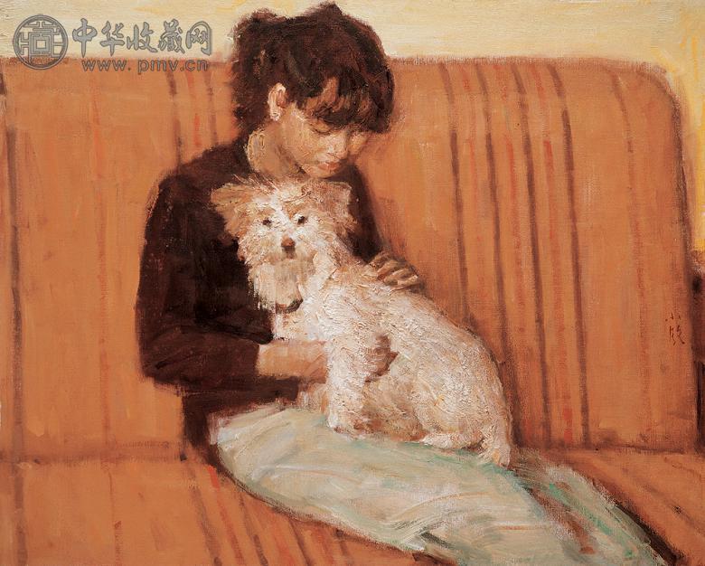 汤小铭 宠物 布面 油画