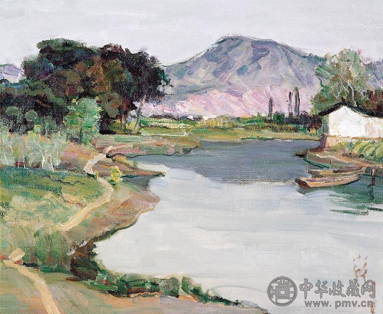 汤小铭 2005年作 风景 布面油画