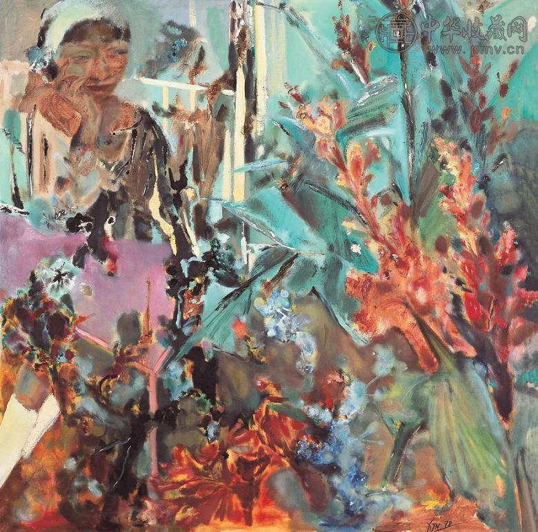 夏俊娜 1998年作 故园新晴 布面 油画