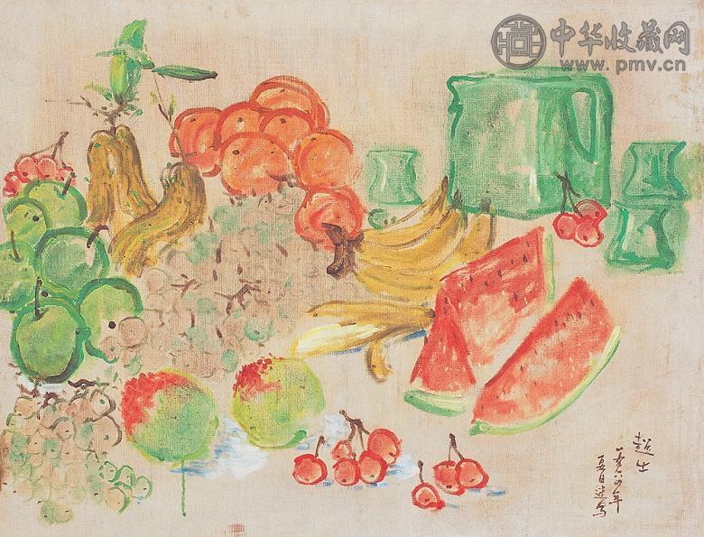 李超士 1964年作 凉夏 布面 油画