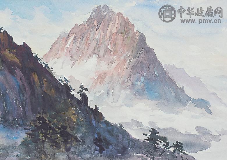 涂克 风景 纸本 水彩