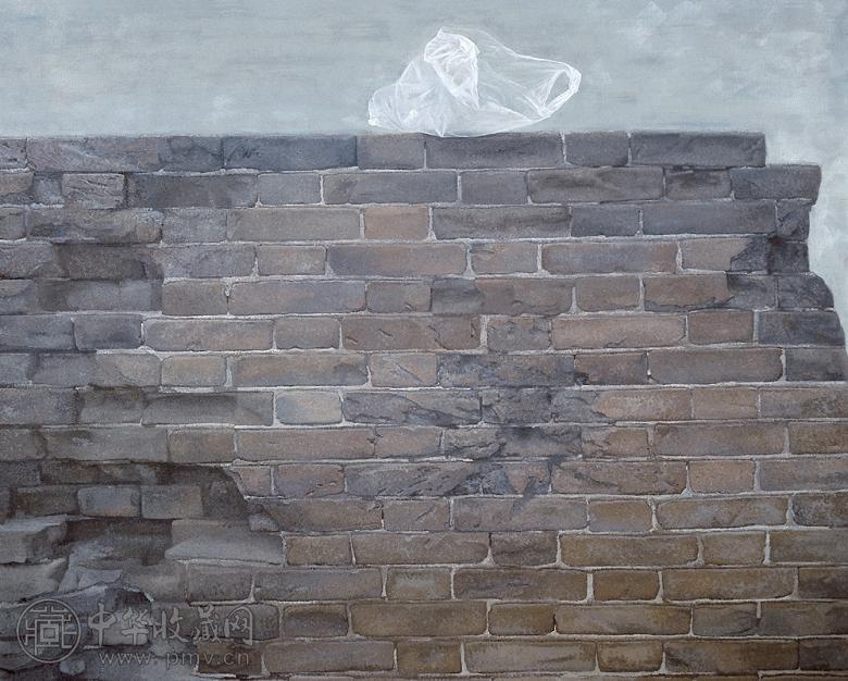 王艳楼 2004年作 长城系列之二 布面油画