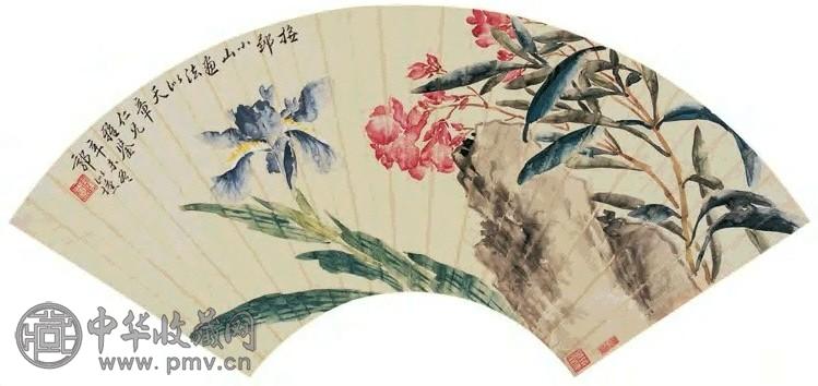 清 郭似壎 花卉 扇面