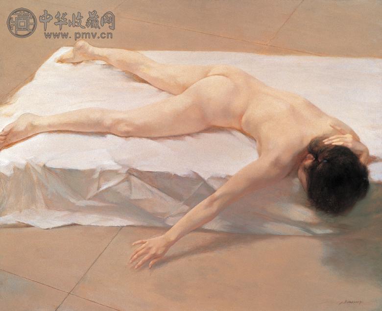 张正刚 2000年作 人体 布面 油画